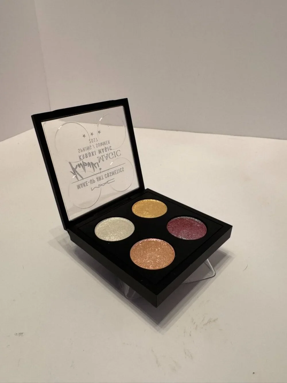 MAC The Shining Hour Dazzleshadow X 4 Kabuki Magic Eyeshadow Palette New